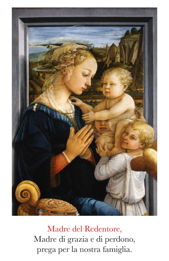 Quadretto MADONNA CON BAMBINO - G (Conf. da 100 pezzi)