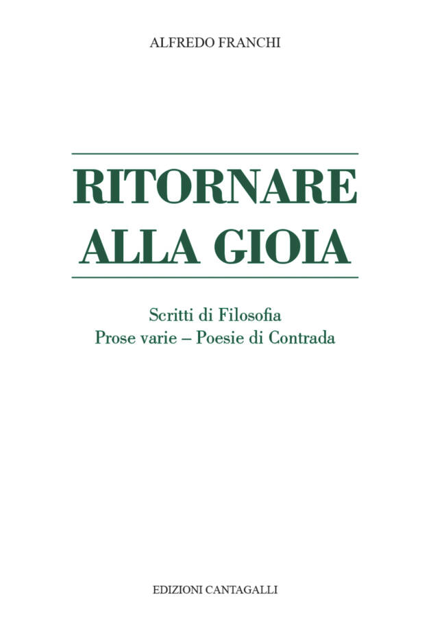 Ritornare alla gioia