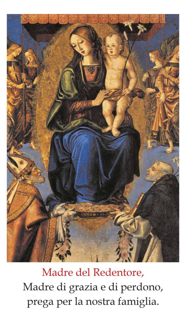 Quadretto MADONNA CON BAMBINO - A (Conf. da 100 pezzi)